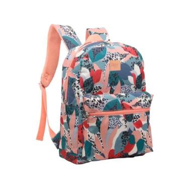 Imagem de Mochila Escolar Juvenil Colegial Faculdade Fundamental Médio Bolso Fro