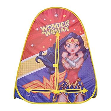 Imagem de Zippy Toys, Barraca Infantil Portátil Mulher Maravilha Liga da Justiça DC Comics Interativo 96cm