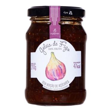 Imagem de Geleia de Figo Sem Açúcar 100% Fruta Myberries 210g
