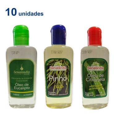 Imagem de Kit 10 Essência Concentrada Óleo Odorizador 140ml - Envio Já - Senalân
