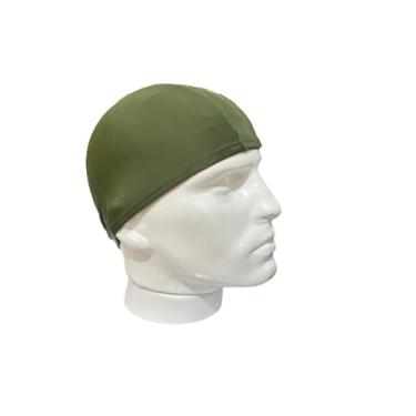 Imagem de Touca Lisa Natação/Hidroginástica (VERDE MILITAR,INFANTIL)