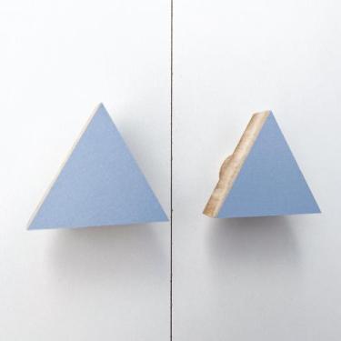 Imagem de 2 Puxadores Triângulo Infantil Gaveta Cômoda Móveis Armário - Souvenir