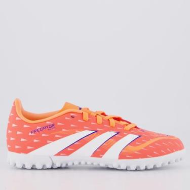 Imagem de Chuteira Adidas Predator Club Society Juvenil Laranja, 35