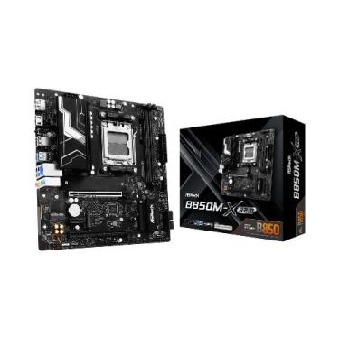 Imagem de Placa Mãe Asrock B850MX R2.0 AM5 2xDDR5 Chipset B850 mATX