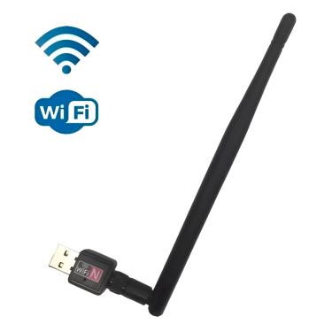 Imagem de Adaptador Receptor Antena Wifi USB Wireless PC Longo Alcance
