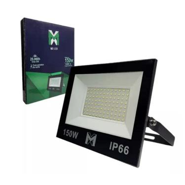 Imagem de Kit 10 Refletor Led 150w Holofote Prova D`água Frio (6500k) Mx-1526