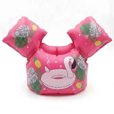 Imagem de Boia Salva-Vidas Colete Infantil, Não Fura, Segurança para Praia e Piscina, Ajustável para Crianças de 1 Ano (ou 8kg) até 25kg (Flaminguinho)