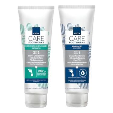 Imagem de Creme Hidratante Pés Footworks 80g - Avon 2 Unidades