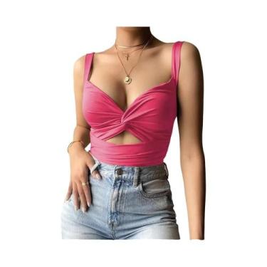 Imagem de Tops Cropped Sem Mangas Em Preto E Branco Para Mulheres, Sexy E Casuai