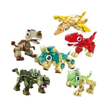 Imagem de Modelos De Dinossauros Micro Mini Para Adultos, Blocos De Montar Tyran