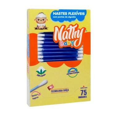 Imagem de Hastes Flexíveis Nathy Baby 75 Unidades