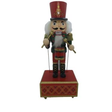 Imagem de Caixa Musical Com Quebra Nozes - 29,5Cm - Modelo C - 1 unidade - Rizzo