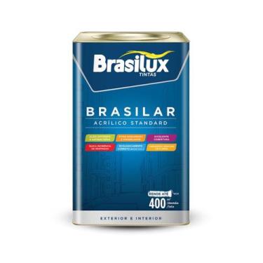 Imagem de Tinta Pintura Parede Acrílica Fosca 18L Brasilux Exterior Standard, Ta
