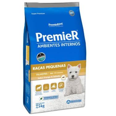 Imagem de Ração Premier Ambientes Internos Para Cães Filhotes de Raças Pequenas 