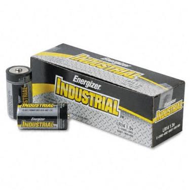 Imagem de Energizer : Industrial Alkaline Batteries, C, 12 Batteries per Box -:- Sold as 2 Packs of - 12 - / - Total of 24 Each