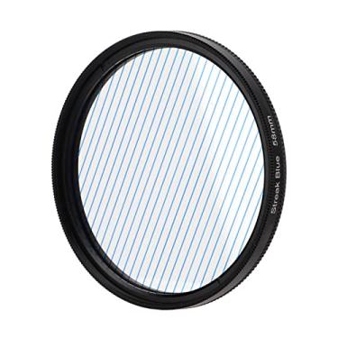 Imagem de Zyyini Filtro de efeitos especiais Blue Streak, filtro anamórfico de efeitos especiais de 52 mm, 55 mm, 58 mm, filtro de efeitos especiais, compatível com a maioria das câmeras digitais no mercado (58