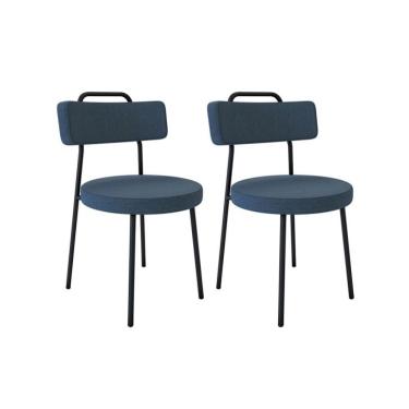 Imagem de Conjunto com 2 Cadeiras Bock Azul