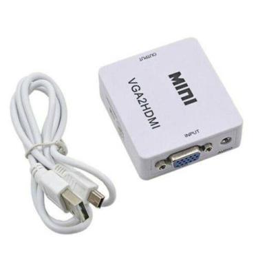 Imagem de Conversor Vga X Hdmi Alimentado Via Usb - Mini