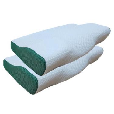 Imagem de Kit 2 Travesseiro Vitasono Anti Ronco Refluxo Apneia Meu Sono Top Cerv