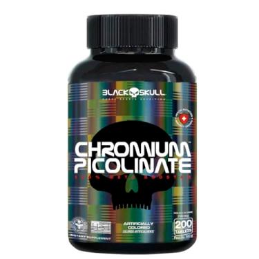 Imagem de CHROMIUM PICOLINATE 200 TABLETS, Black Skull