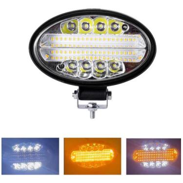 Imagem de Farol Milha Auxiliar 48led 144w 9v36v Oval Offroad Strobo - Briwax