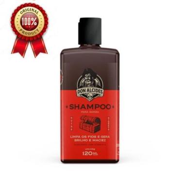 Imagem de Shampoo Barba - Barba Negra 120 Ml Don Aclides - Don Alcides