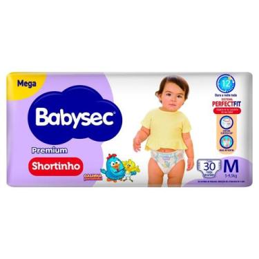 Imagem de Fralda Babysec Shortinho Mega Tamanho M 30 Unidades
