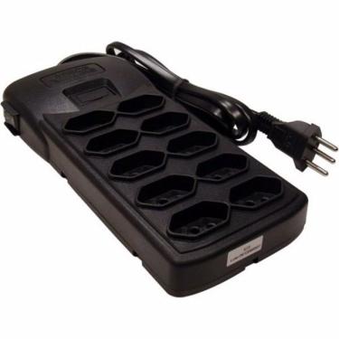 Imagem de Filtro De Linha 10 Tomadas Profissional ABS Preto Force Line