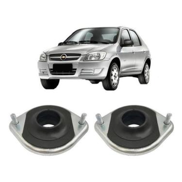 Imagem de Par Coxim Batente Dianteiro Gm Prisma 2007 2008 2009 2010