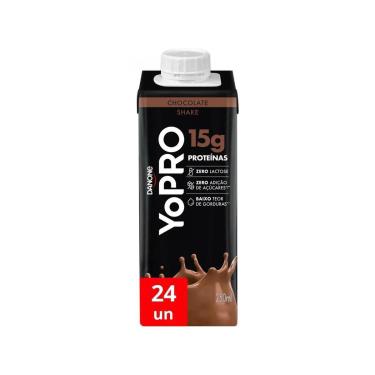 Imagem de Kit Bebida Láctea YoPRO Sem Lactose Zero Açúcar 24 Unidades 250ml Cada-Unissex