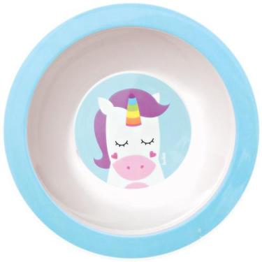 Imagem de Pratinho Bebê Papinha Bowl Animal Fun Unicórnio 350ml Buba