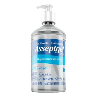 Imagem de Alcool em gel 70 asseptgel para maos com aloe vera 420g start