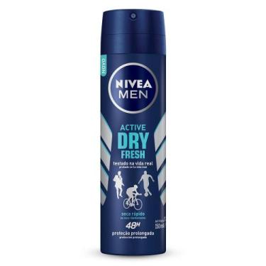 Imagem de Desodorante Nivea Men Aerosol Active Dry Fresh 48 Horas 150 Ml