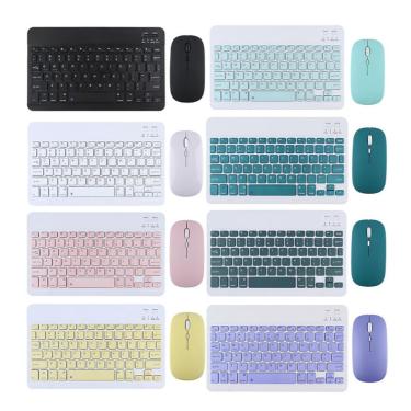 Imagem de Teclado + Mouse Bluetooth Para Tablet Samsung S9 fe 10.9 X510 X516