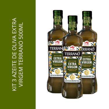 Imagem de Kit 3 Azeite De Oliva Extra Virgem Terrano 500Ml