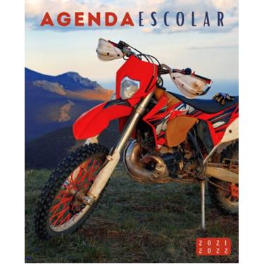 Imagem de Agenda Escolar 2021-2022 Motocross: Planificador semanal para niñas y niños | 1 semana en 2 páginas | Agenda 2021 2022 semana vista | Material escolar colegio secundaria estudiante | Portada moto