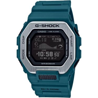 Imagem de Relógio CASIO G-SHOCK masculino digital verde GBX-100-2DR