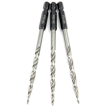 Imagem de FTG USA Conjunto de 3 peças #10 (3/40.6 cm) Conjunto de brocas escareadoras cônicas de substituição do mesmo tamanho, apenas substituição