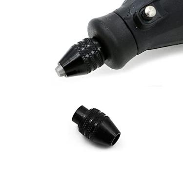 Imagem de 1 unidade de mandril sem chave, substituição de 0,3-3,2 mm 4486 broca sem chave mandril haste ferramenta rotativa kit adaptador de troca rápida, compatível com ferramentas rotativas Dremel 4486