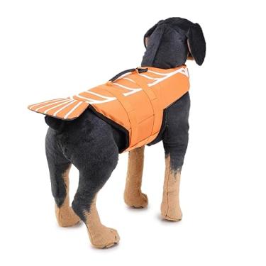 Imagem de NOLITOY maiô reflexivo roupa de banho para animais de estimação cães o cachorro vida de cachorro para animais de estimação sereia bóia salva-vidas roupas