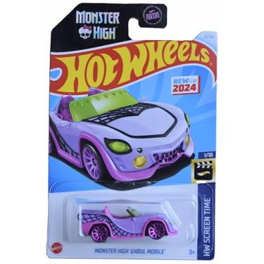 Imagem de Mattel Hot Wheels Monster High Ghoul Mobile, HW Screen Time 1/10 [Purple] 3/250