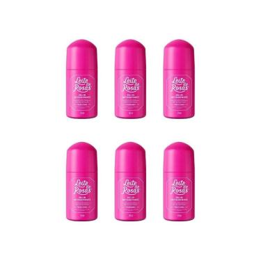 Imagem de Desodorante Roll-On Leite De Rosas Trad 50Ml-Kit C/6Un