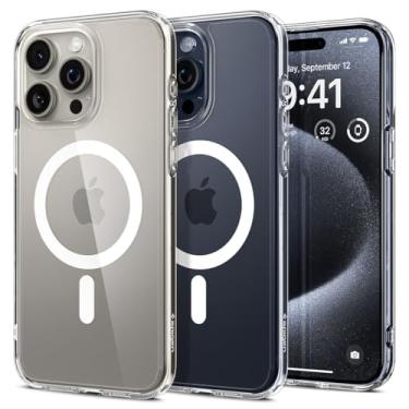 Imagem de Capa Spigen para iPhone 15 Pro Max, Ultra Hybrid MagFit [Anti-amarelecimento] Projetada para Apple iPhone 15 Pro Max - Branca