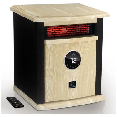 Imagem de Aquecedor Elétrico Portátil com Tela LED e Controle Remoto, 1500W 110V, Heat Storm, Bege e Preto