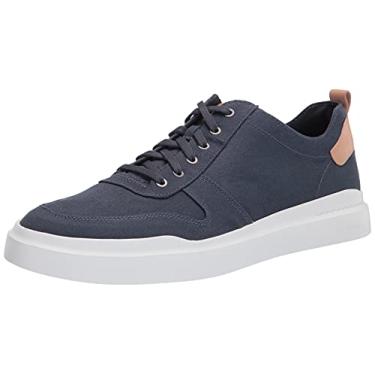 Imagem de Cole Haan Tênis masculino GrandPro Rally Canvas Court, Lona índigo vintage/natural, 39