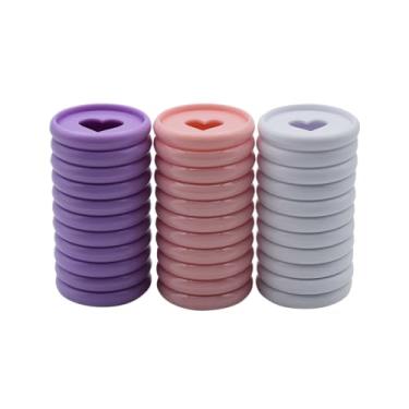 Imagem de Eleven Discs Discos de expansão multicoloridos em forma de coração de 3,44 cm - Tema Serenata - Compatível com Circa, Arc, TUL e mais (conjunto de 33)