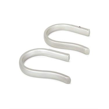 Imagem de Umbra Retenção de cortina para varão de cortina de tratamento de janela, níquel