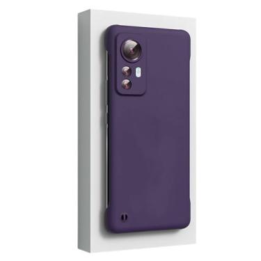 Imagem de Capa rígida ultrafina sem moldura para Xiaomi Mi 12T 11T 10T 9T Pro 13 12S 11 Ultra 11 Lite NE 5G 12 11 10 9 8 Pro Capa de telefone fosca, roxo escuro, para Mi 12S Ultra
