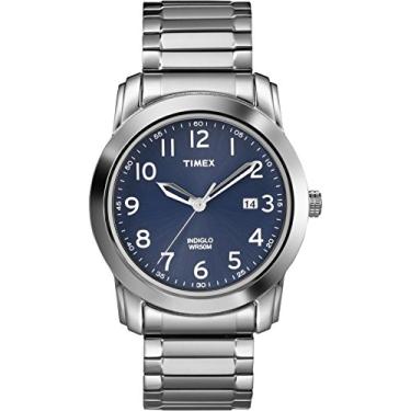 Imagem de Timex Relógio masculino Highland Street, Prateado/azul, NO SIZE, Relógio de quartzo