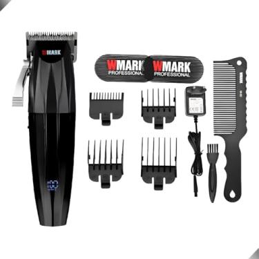 Imagem de Maquina Cortar Cabelo Wmark Ng222 Vermelho C/Display Bivolt (Vermelho)